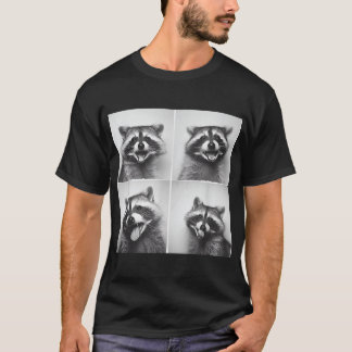  Laughing Racoon Face Trash Raccoons Unique  T-Shirt