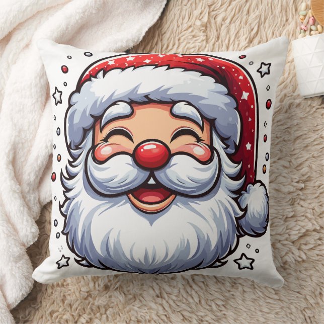 Laughing Santa Clause  Cushion (Blanket)