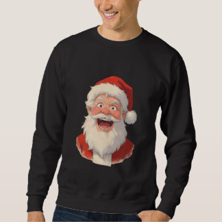 Laughing santa sweatshirt