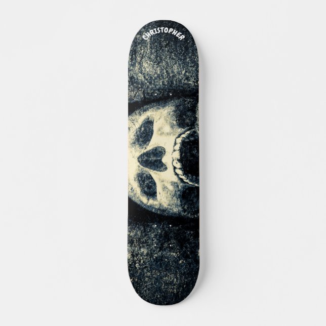 Laughing Skull Customisable Skateboard (Front)