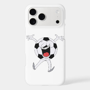 Laughing Soccer Ball Mascot
