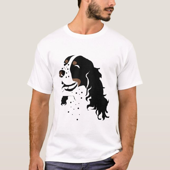 Laughing Springer Spaniel T-Shirt (Front)