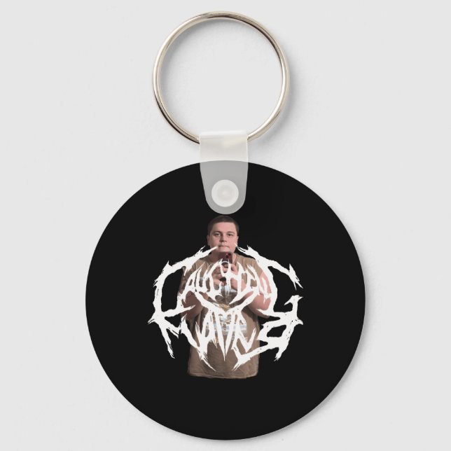 Laughing Sticker  Key Ring (Front)