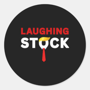 Laughing Stock Anti-trump Halloween Santa Costume  Classic Round Sticker