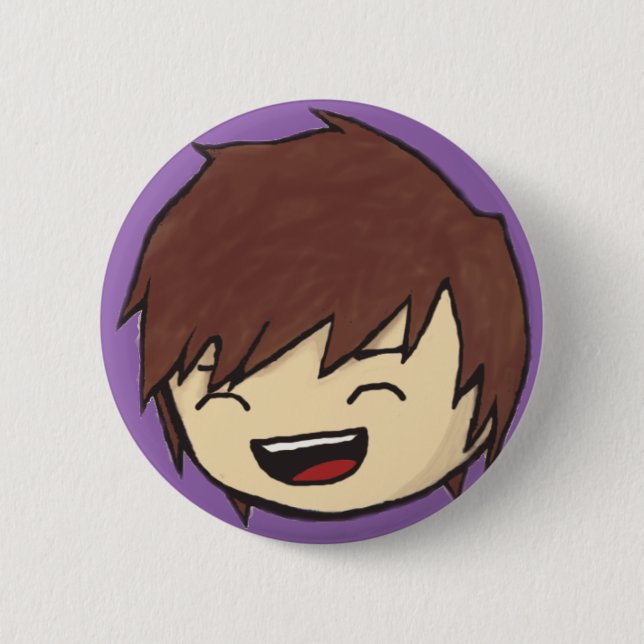 Laughing Tear Button (Front)