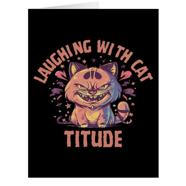 Laughing with Cat-titude (Front)