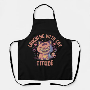Laughing with Cat-titude Apron