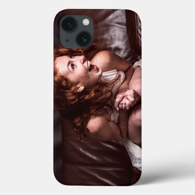 Laughing Young Actress Case-Mate iPhone Case (Back)