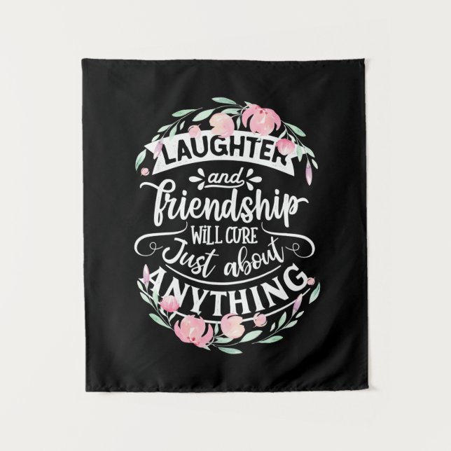 Laughter And Friendship Tapestry (Front)