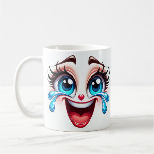 Laughter face coffee mug