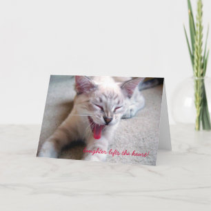 laughter lifts the heart! card