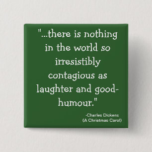 laughter-The Scrooge Collection 15 Cm Square Badge