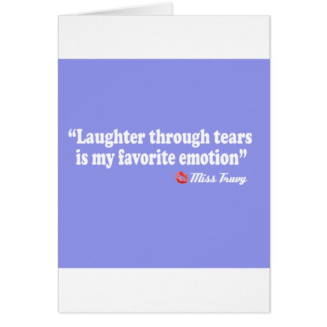 Laughter through tears (Front)