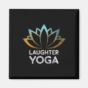 Laughter Yoga Laughing  Magnet