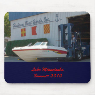 Launch Boat Lake Minnetonka Summer 2010 Mouse Pad