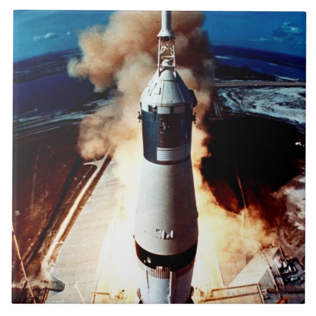 Launch of a Rocket 2 Tile (Front)