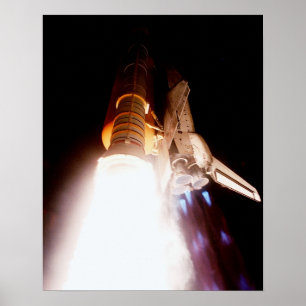 Launch of Space Shuttle Atlantis (STS-101) Poster