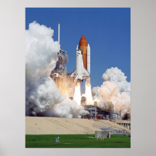 Launch of Space Shuttle Atlantis (STS-115) Poster