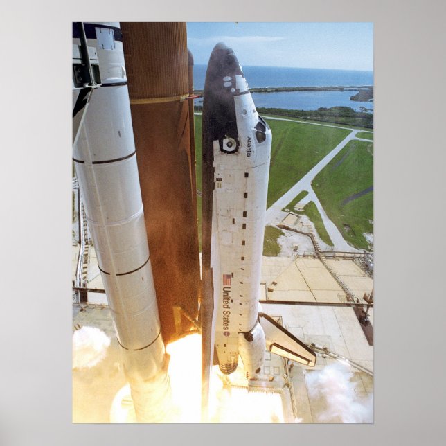 Launch of Space Shuttle Atlantis (STS-115) Poster (Front)