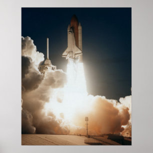 Launch of Space Shuttle Endeavour (STS-77) Poster