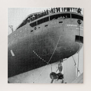 Launch of the Edmund Fitzgerald (Stern Shot) Jigsaw Puzzle