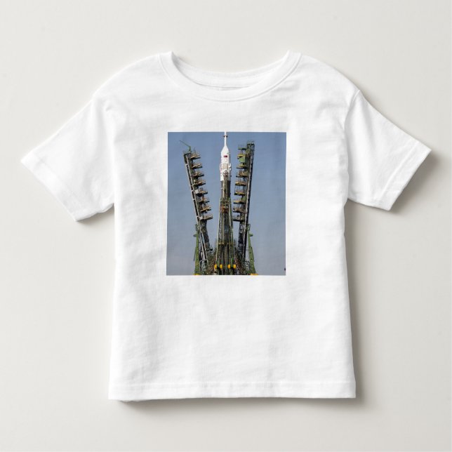 Launch scaffolding is raised into place toddler T-Shirt (Front)