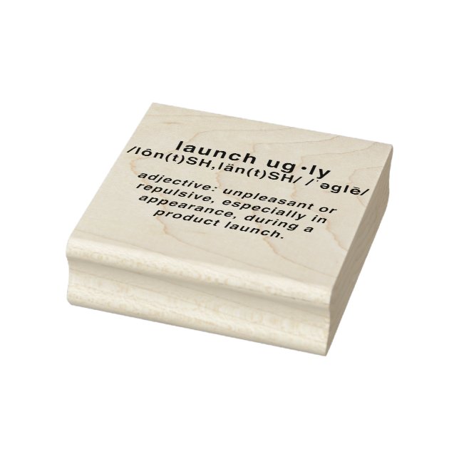 Launch Ugly Rubber Stamp (Stamp)