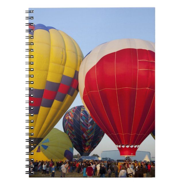 Launching hot air balloons 2 notebook (Front)