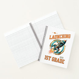 Launching into 1st Grade -Back to School  Notebook