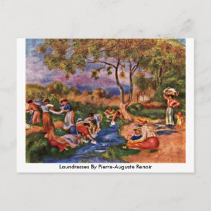 Laundresses By Pierre-Auguste Renoir Postcard