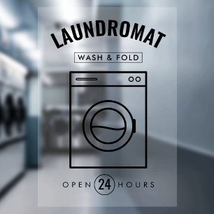 Laundromat 24/7 Wash & Fold Service Marketing
