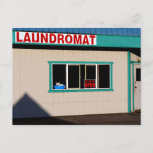 Laundromat Postcard