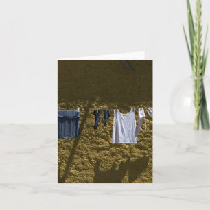 laundry along the camino card