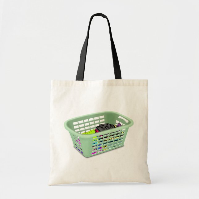 Laundry Basket Tote Bag (Front)