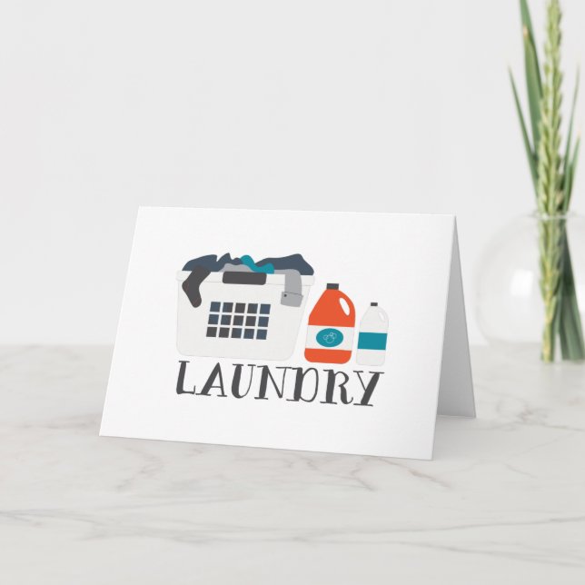 Laundry Card (Front)
