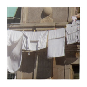 Laundry, clothesline Ceramic Tile