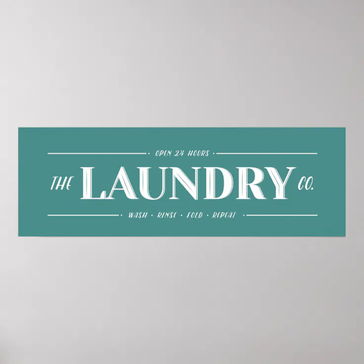 Laundry Co. Sign Zazzle