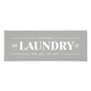 Laundry Co. Sign