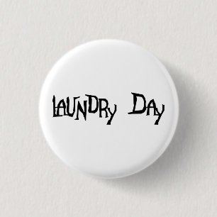 Laundry Day 3 Cm Round Badge