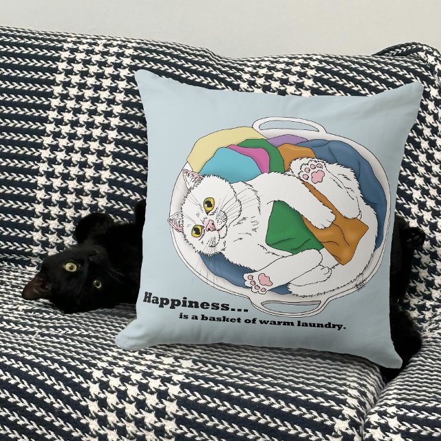 Laundry Day Cat Cushion (Creator Uploaded)