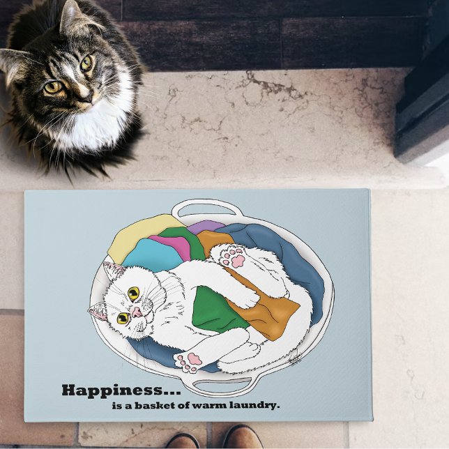 Laundry Day Cat Doormat (Creator Uploaded)