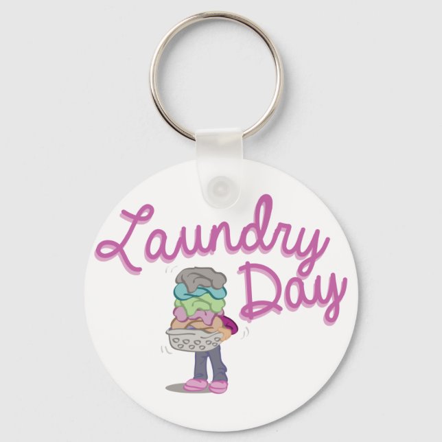 Laundry Day Key Ring (Front)