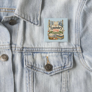 Laundry Day Society Cottagecore Florals 15 Cm Square Badge
