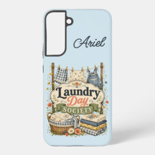 Laundry Day Society Cottagecore Florals Samsung Galaxy Case
