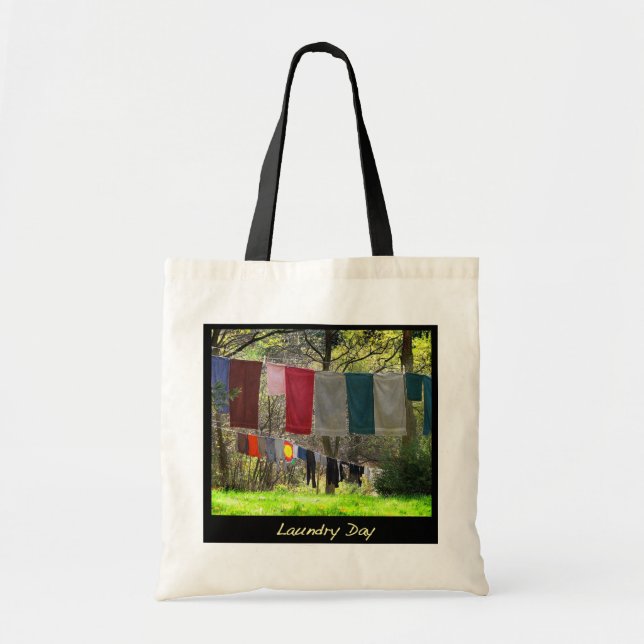 Laundry Day Tote Bag (Front)