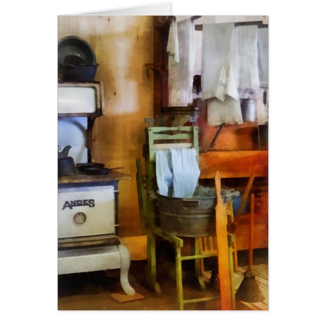 Laundry Drying in Kitchen (Front)