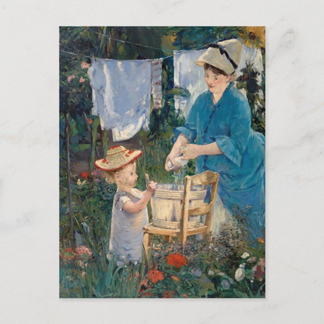 Laundry | Édouard Manet Postcard (Front)