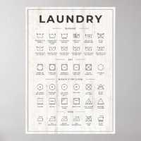 Laundry guide ash wood look