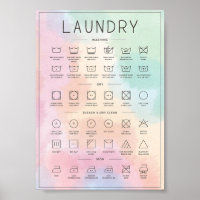 Laundry guide rainbow tie dye