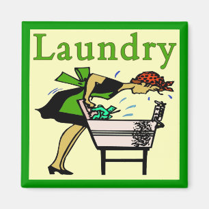 Laundry Lady Magnet